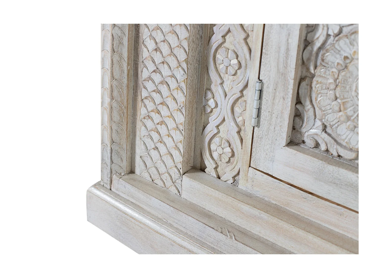 Armoire 2 portes en bois de manguier