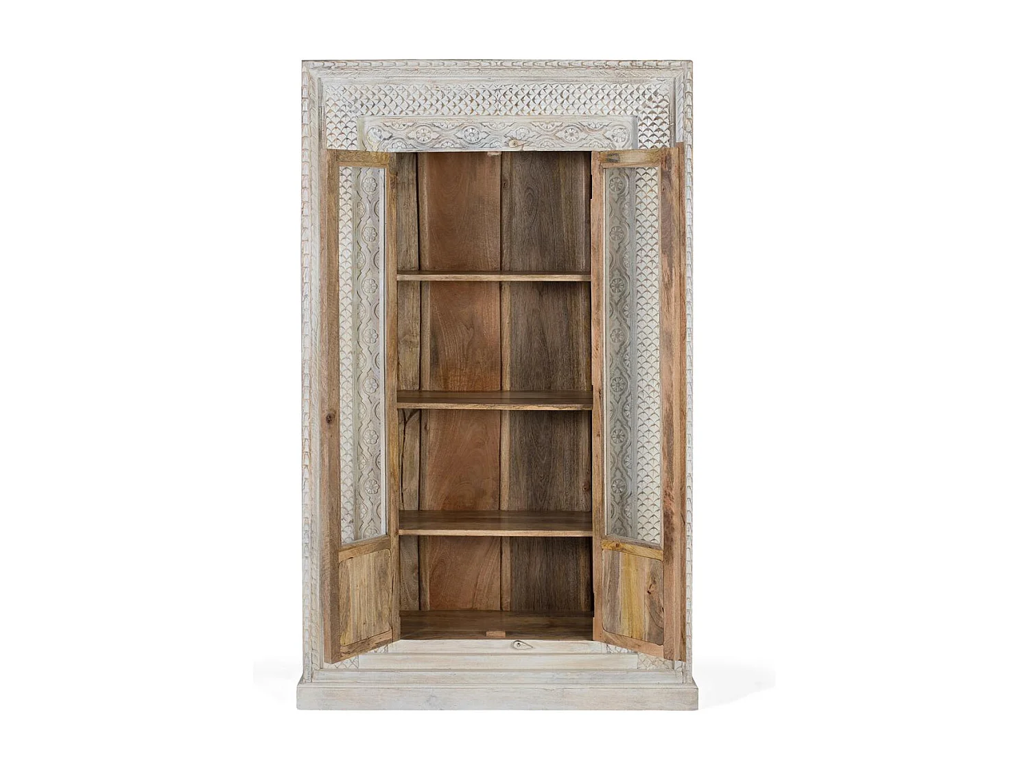 Armoire 2 portes en bois de manguier