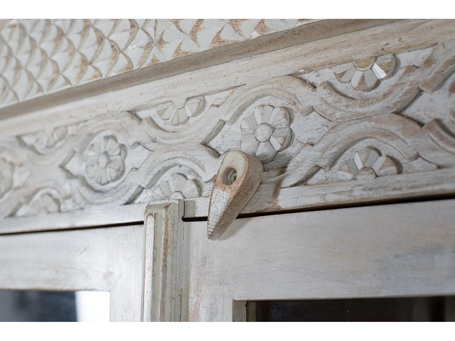 Armoire 2 portes en bois de manguier