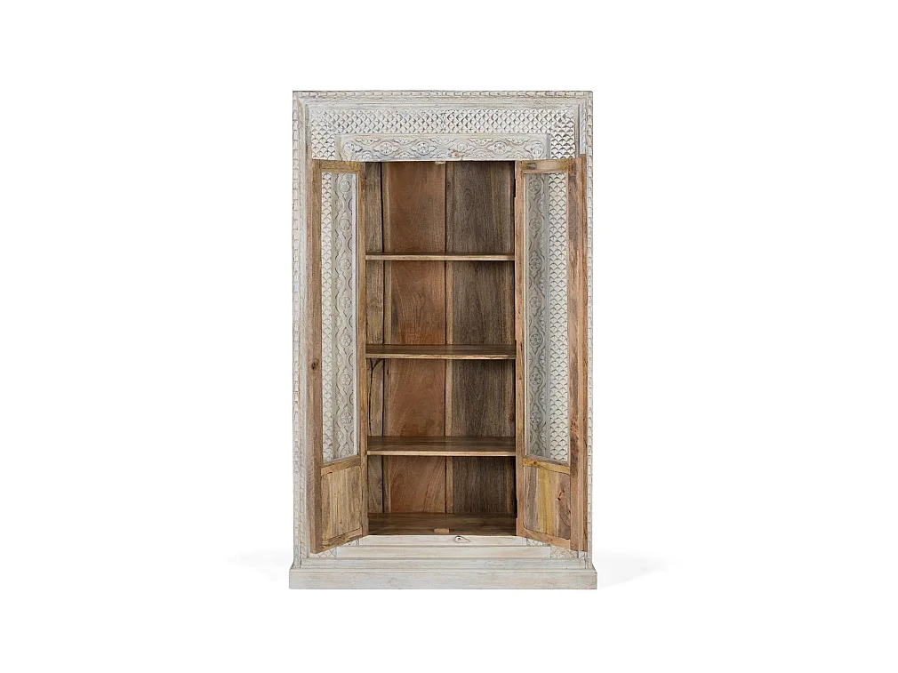 Garderobe med to dører i mangotre