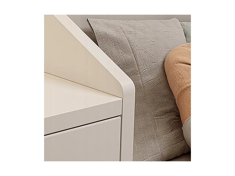 Coiffeuse, avec miroir, blanc, scandinave