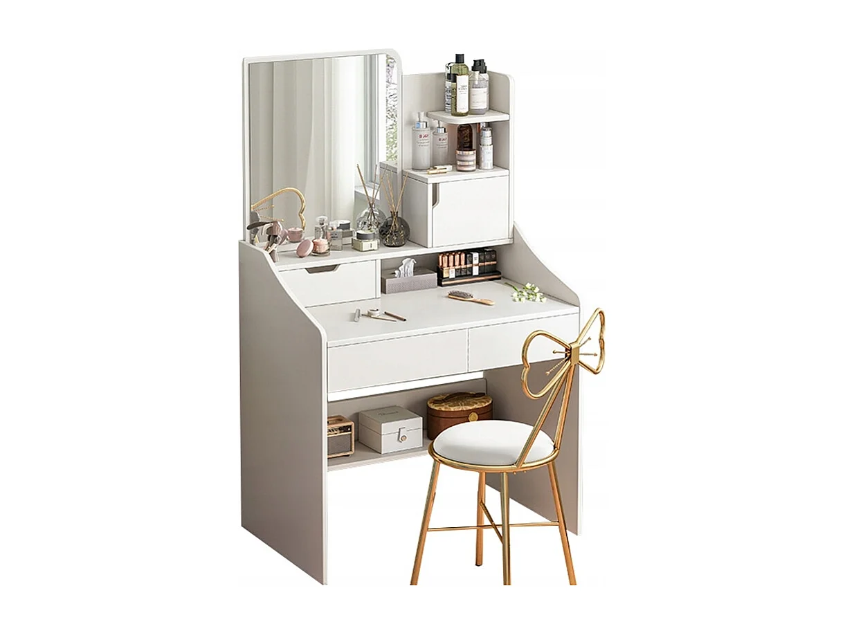 Kaptafel spiegel, wit, Scandinavisch