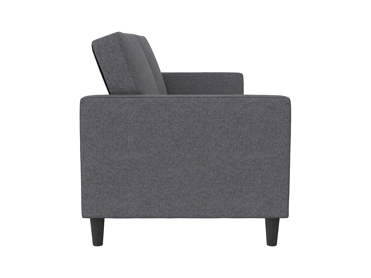 3-zits slaapbank in grijs stof