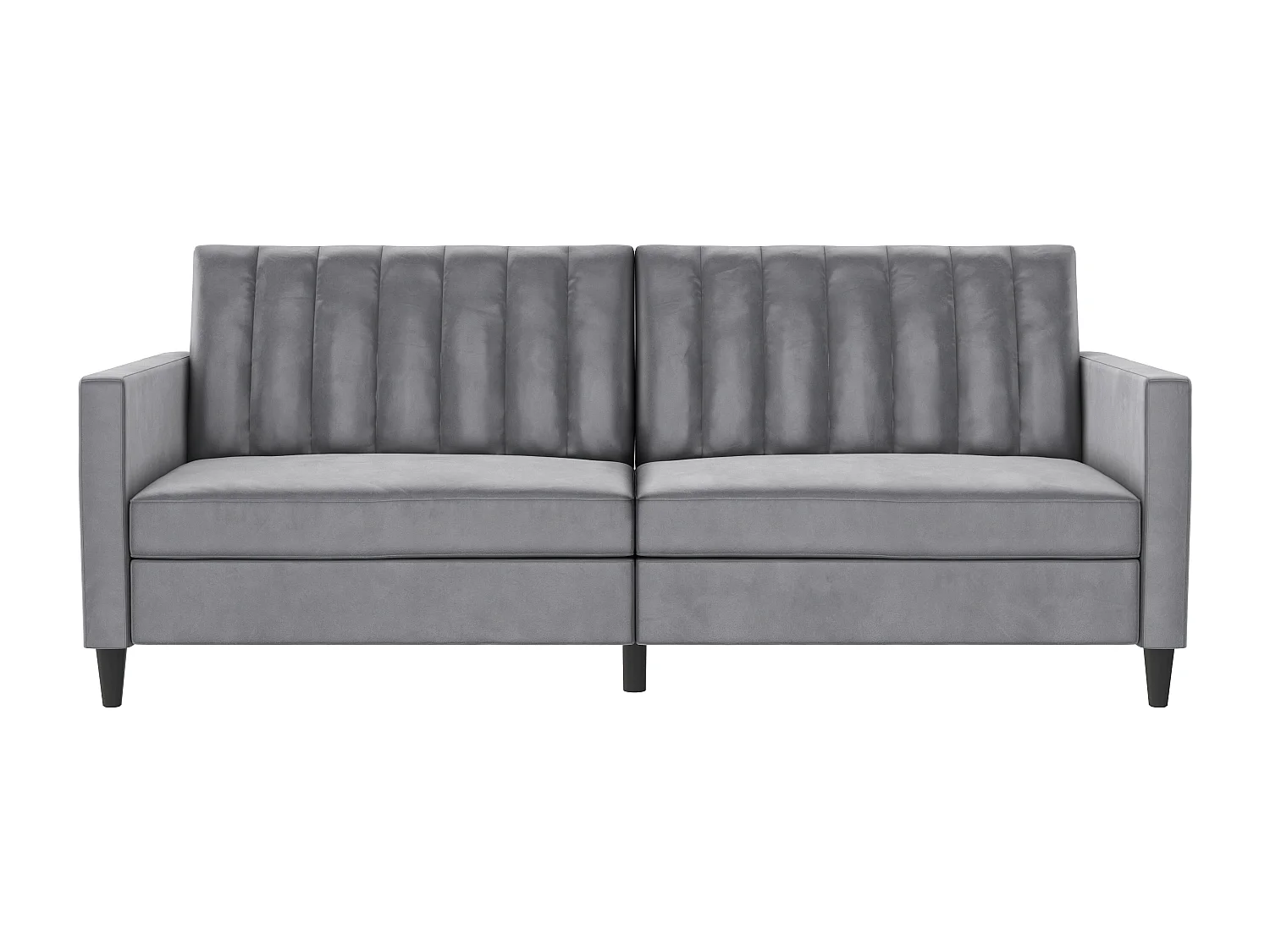 Celine | Canapé convertible 3 places en velours gris