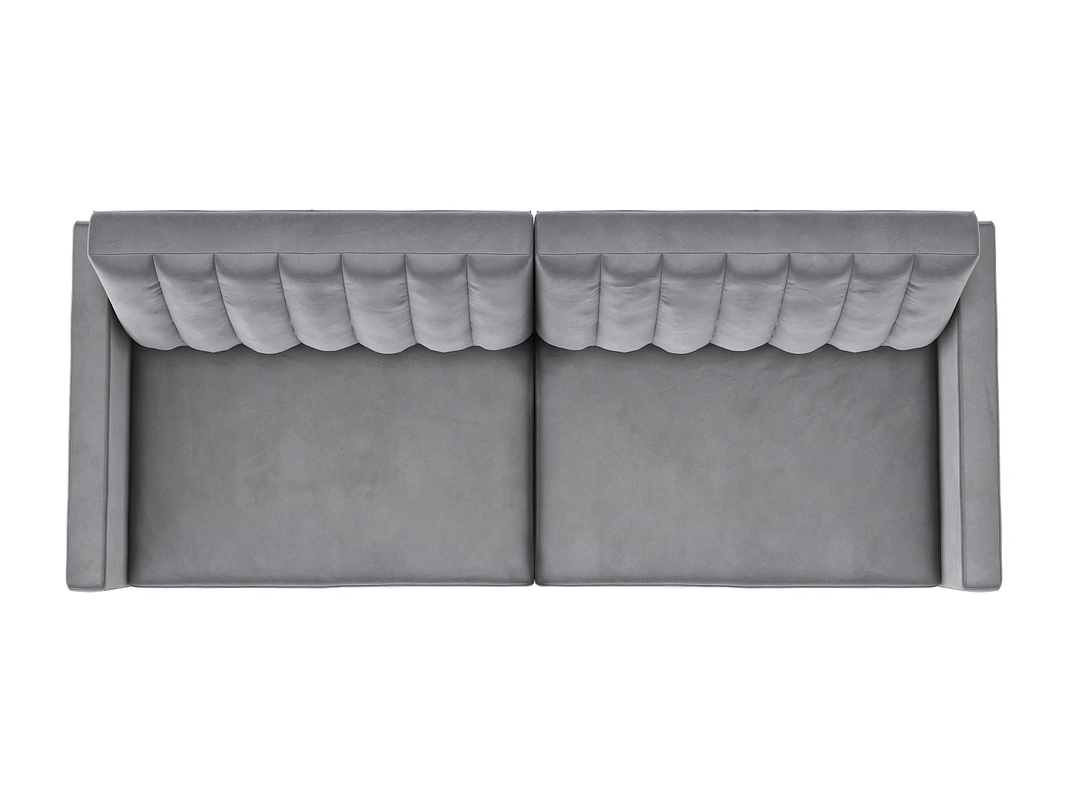 Celine | Canapé convertible 3 places en velours gris
