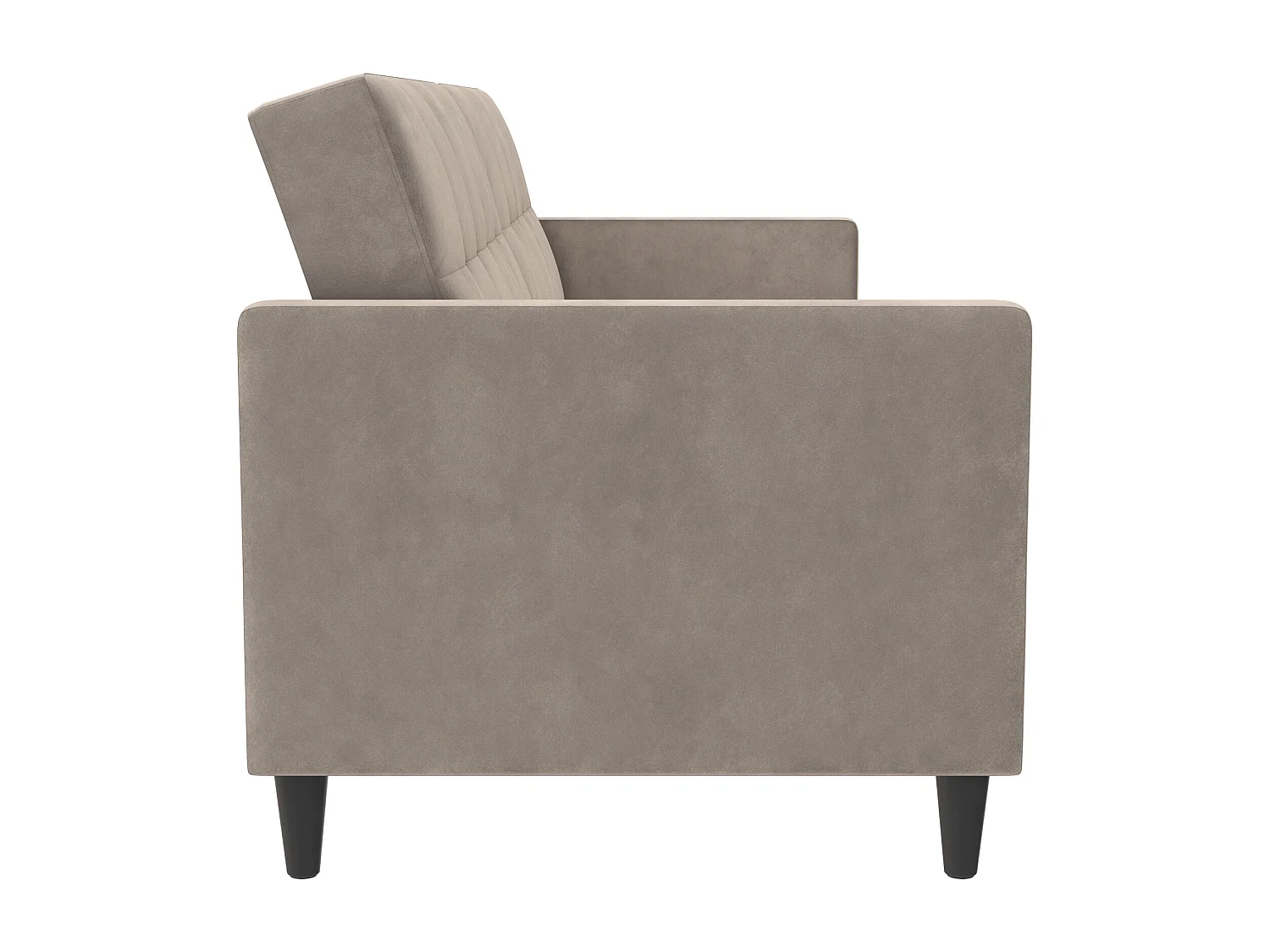 Hartford | Canapé lit 3 places en velours taupe