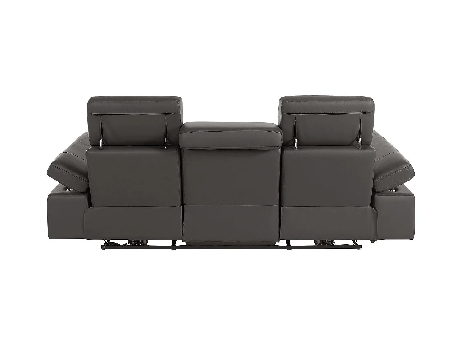 Rayland | Sofa 3-Sitzer mit manueller Funktion in PU braun