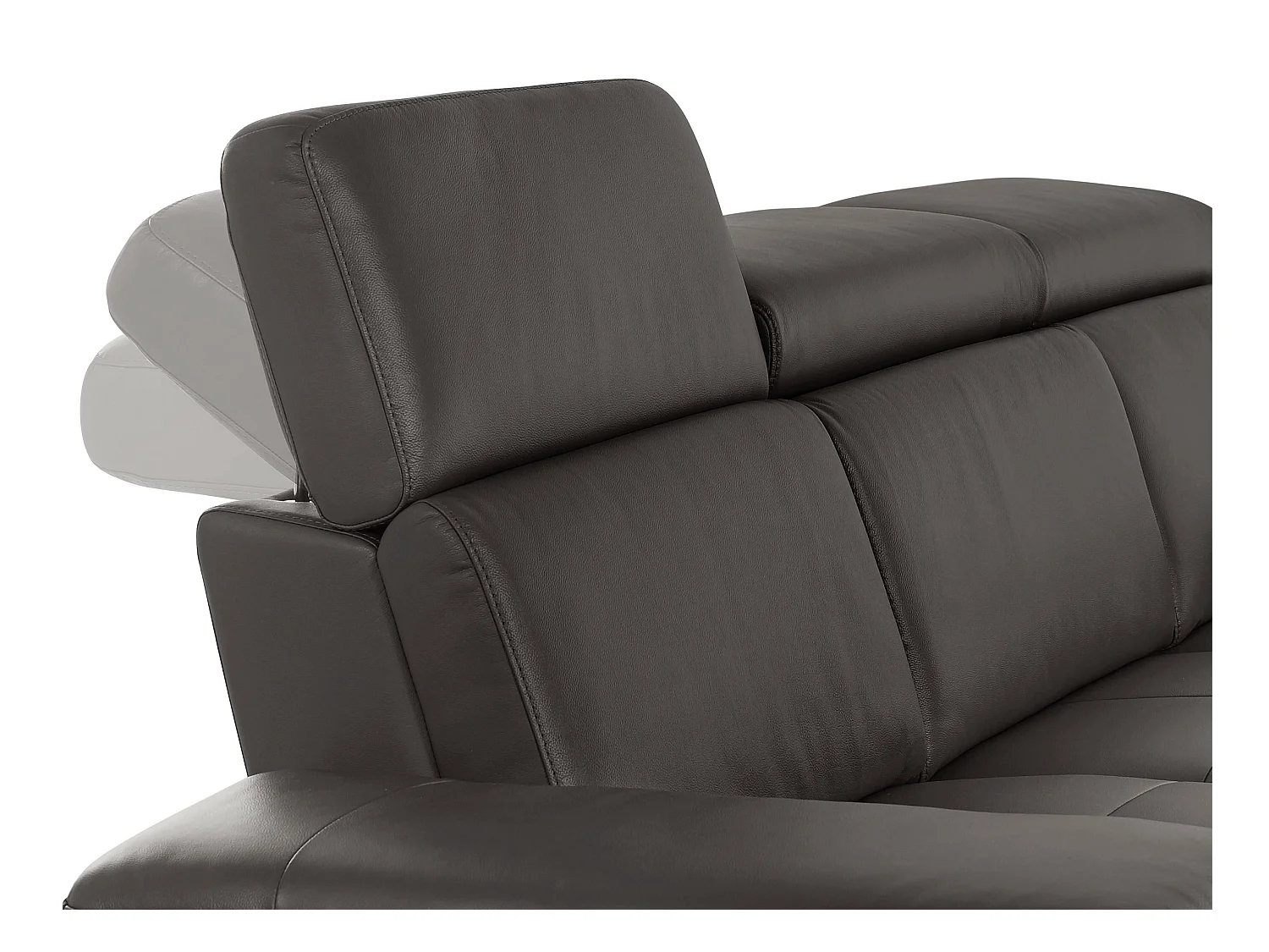 Rayland | Sofa 3-Sitzer mit manueller Funktion in PU braun