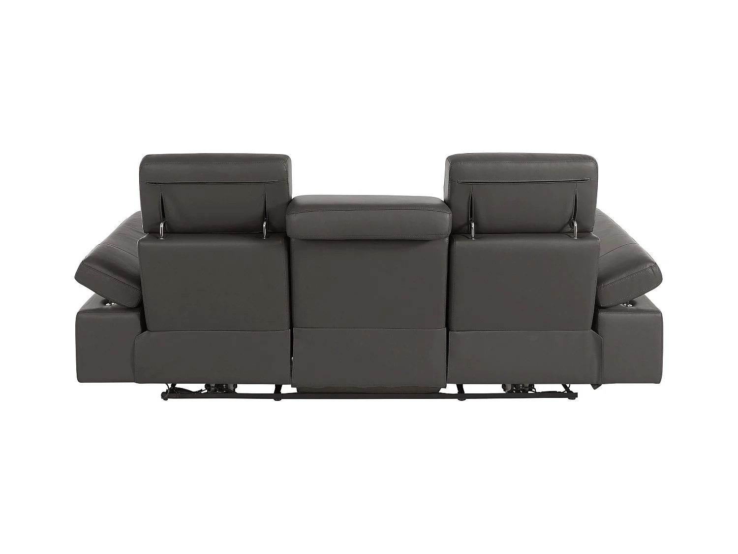 Rayland | Sofa 3-Sitzer mit manueller Funktion in PU braun