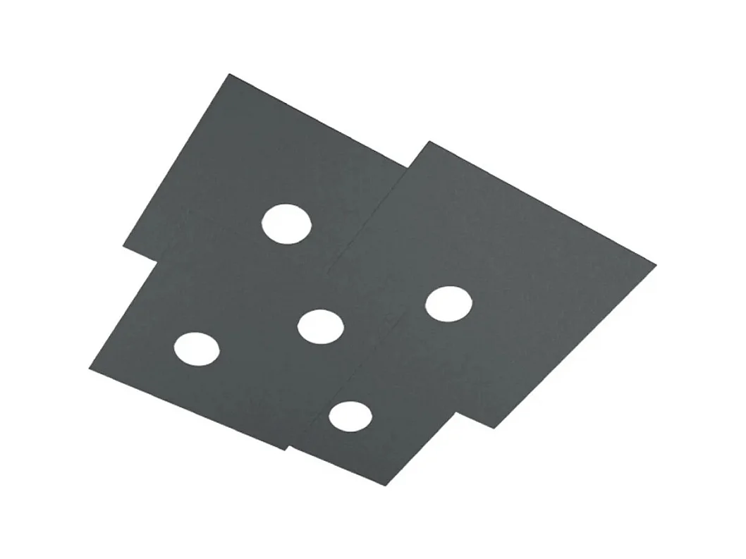 Luminária de teto quadrada Toplight de 5 luzes Placa com soquete GX53, estrutura antracite, design moderno 73x67x3cm