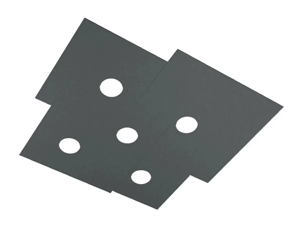 Plafonnier carré Toplight 5 lumières Plate avec douille GX53, structure anthracite, design moderne 73x67x3cm