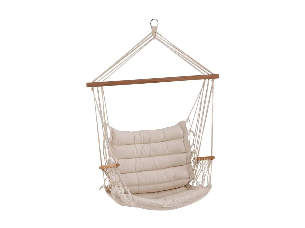 Poltrona sospesa Tapaz bianca.