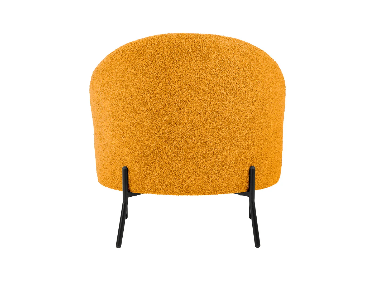 Fauteuil Noble Teddy Curl - Jaune Ocre