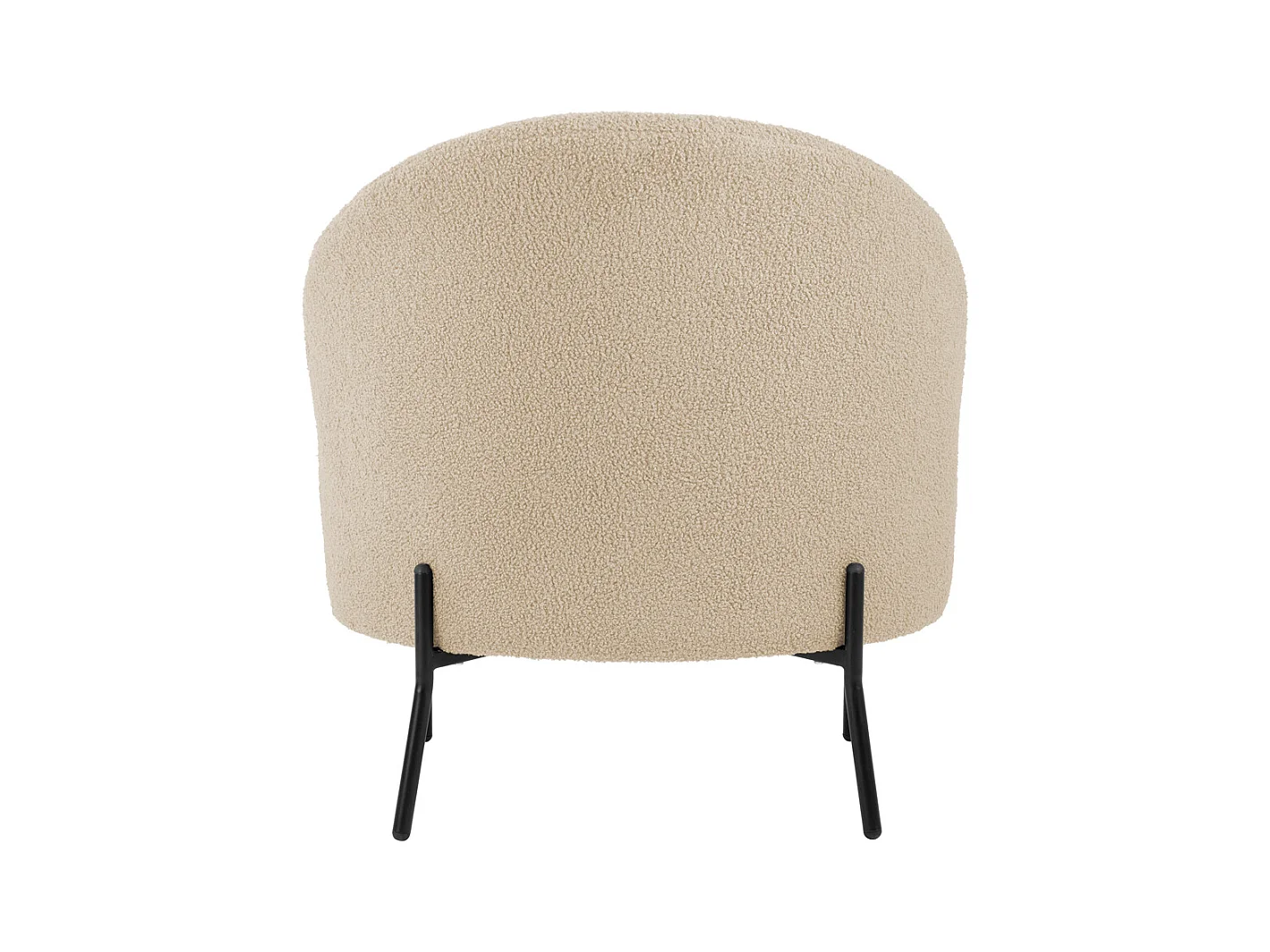 Fauteuil Noble Teddy Curl - Beige