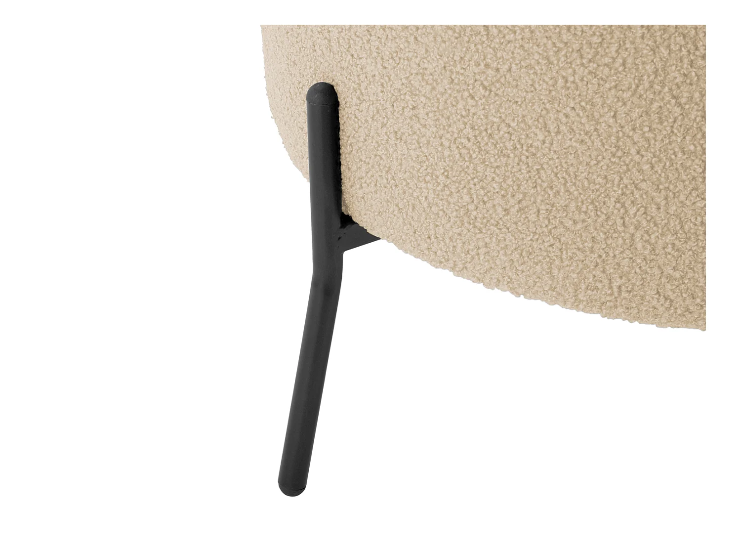 Fauteuil Noble Teddy Curl - Beige