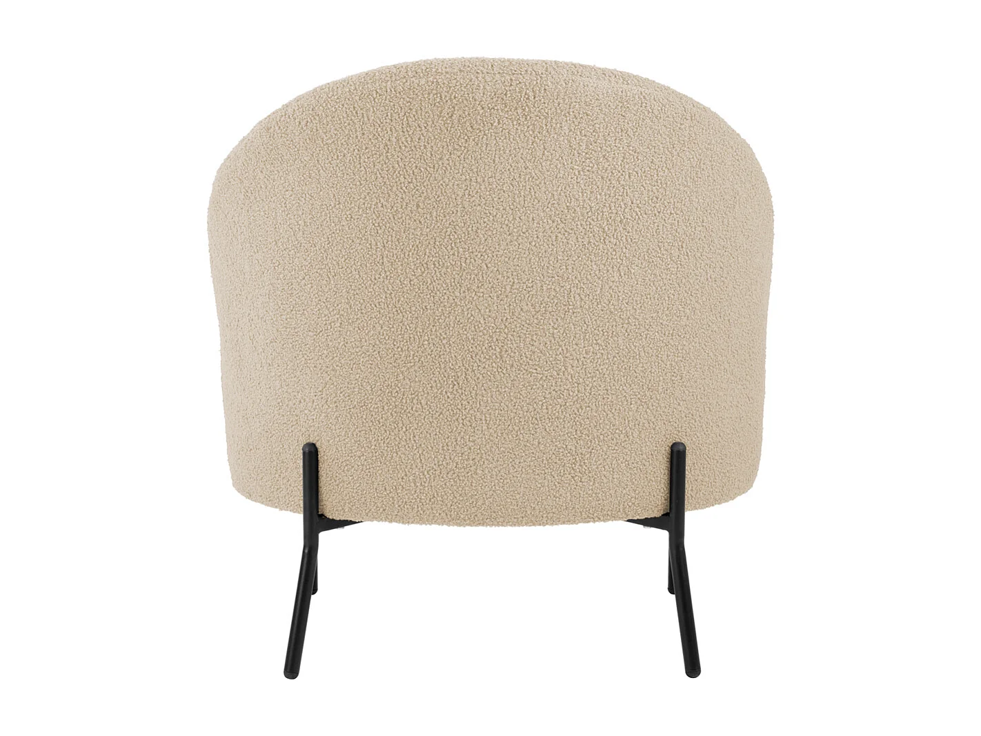 Fauteuil Noble Teddy Curl - Beige