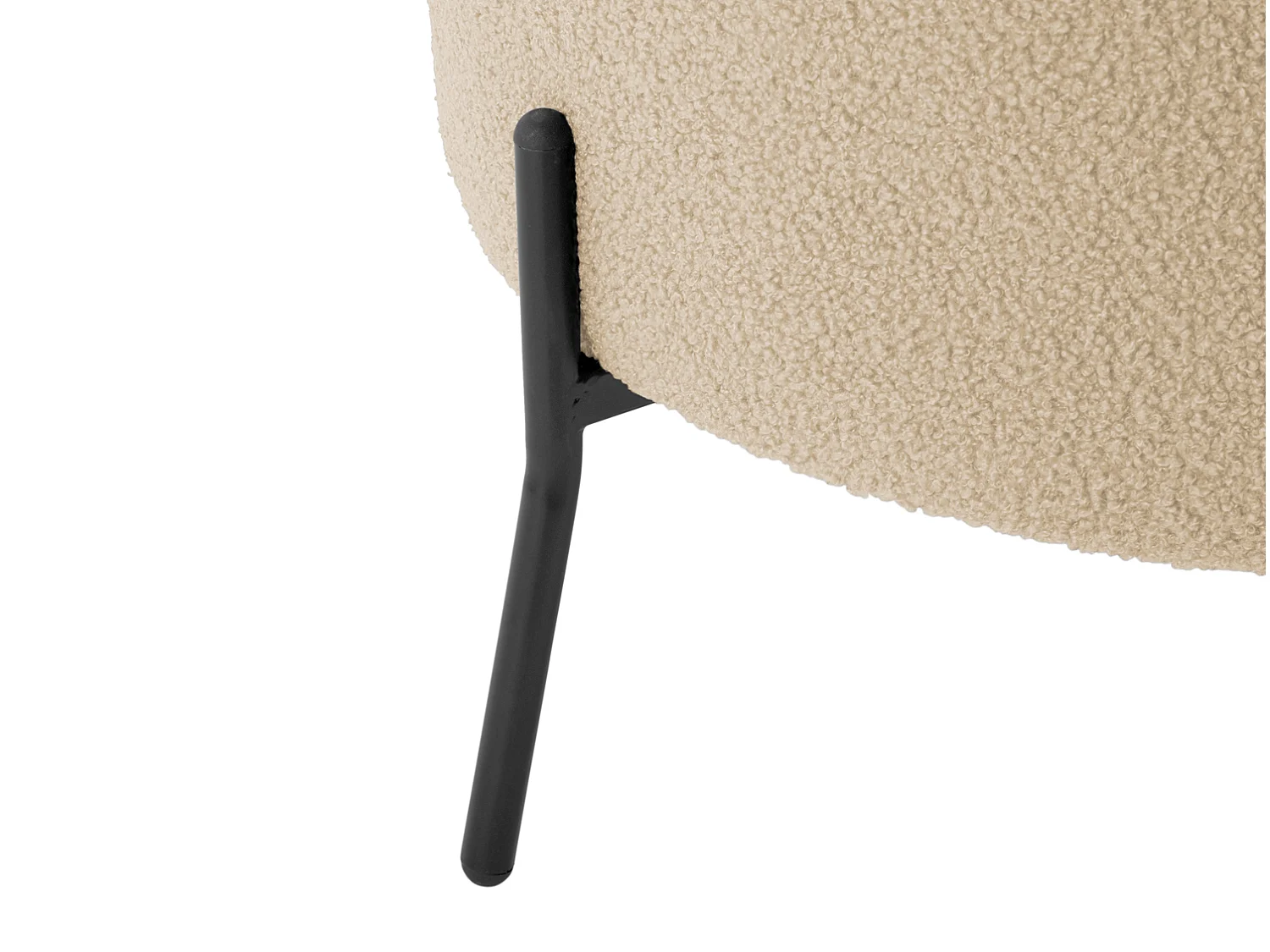 Fauteuil Noble Teddy Curl - Beige