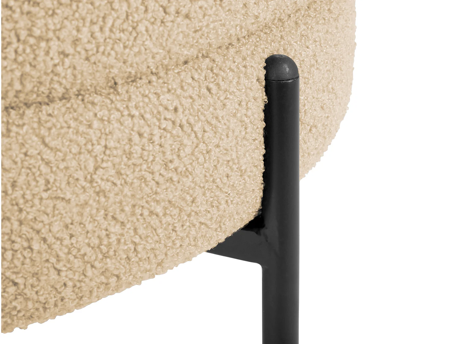 Fauteuil Noble Teddy Curl - Beige