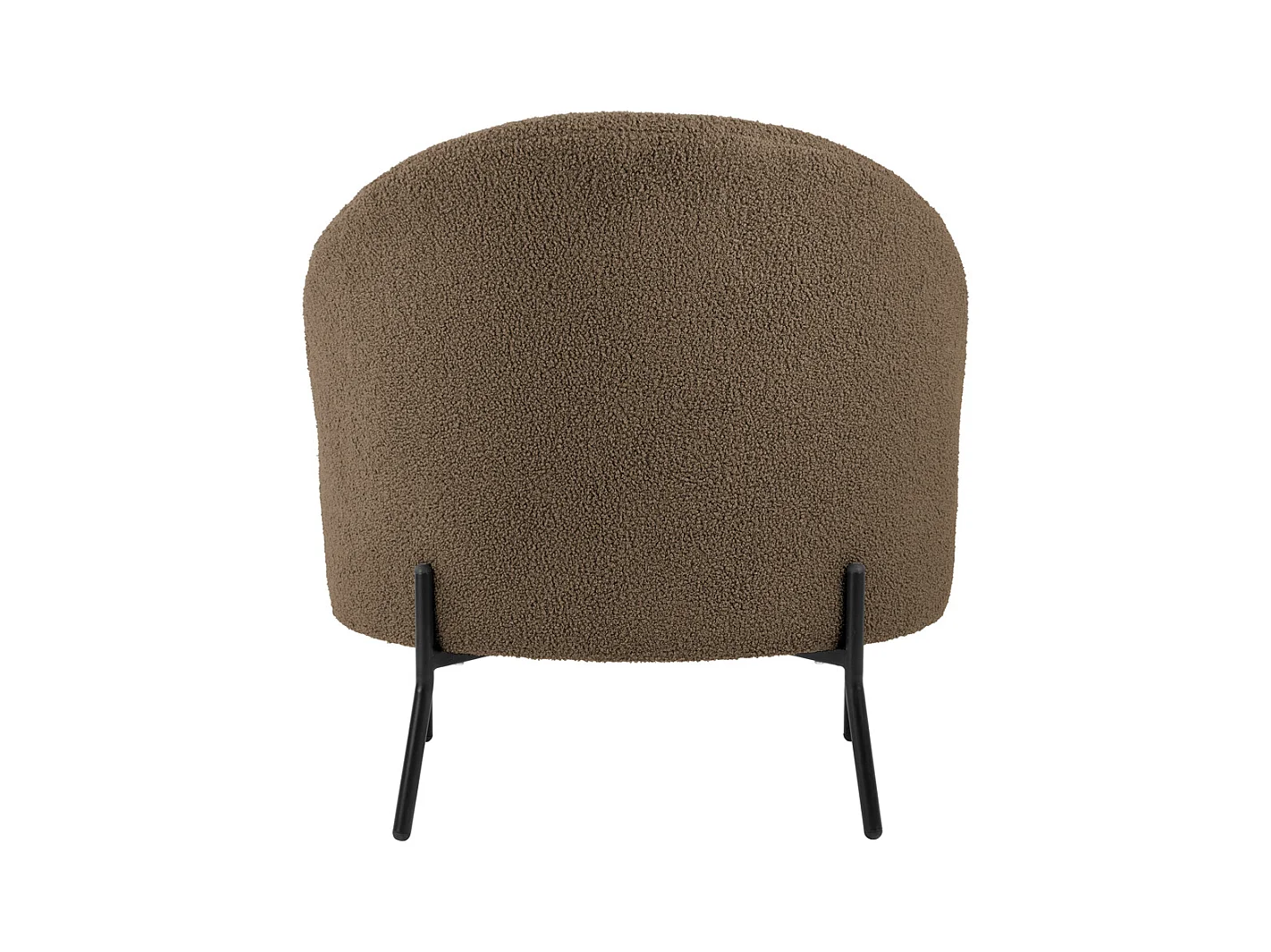 Fauteuil Noble Teddy Curl - Gris chaud
