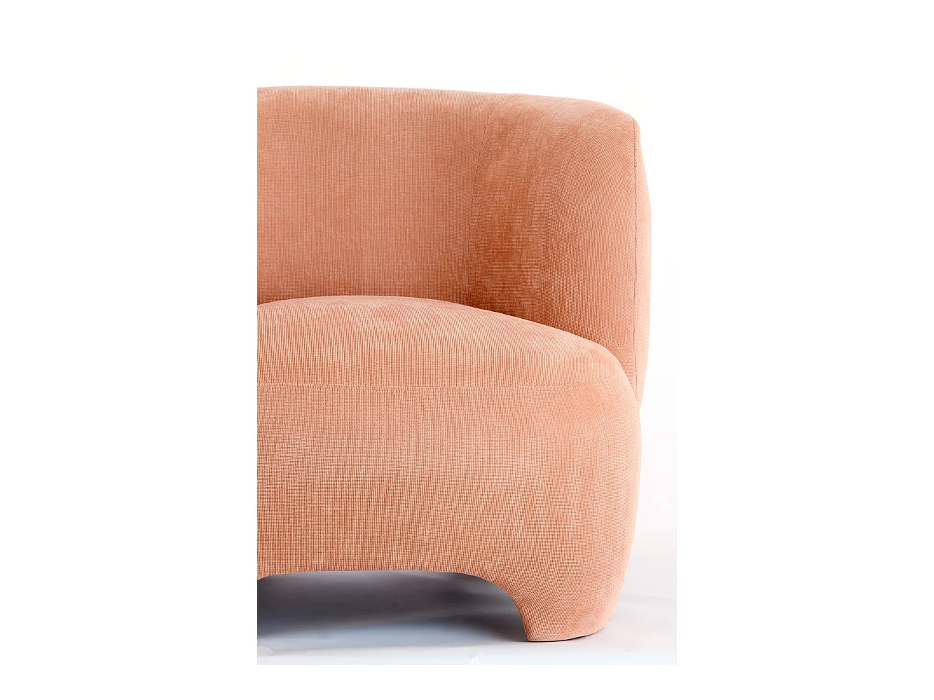 Fauteuil ZENICA - Ø80x71cm - Oranje