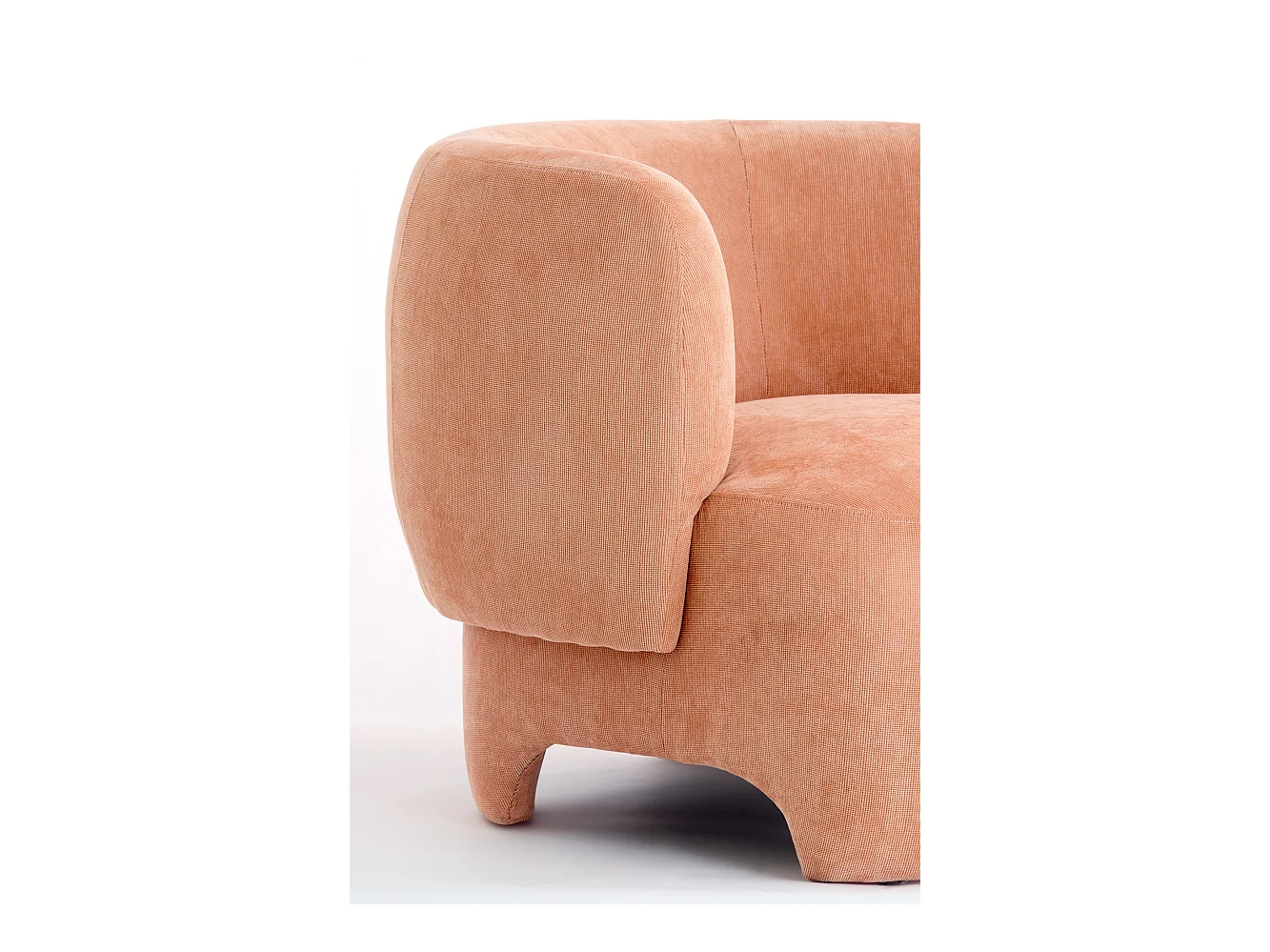 Fauteuil ZENICA - Ø80x71cm - Oranje