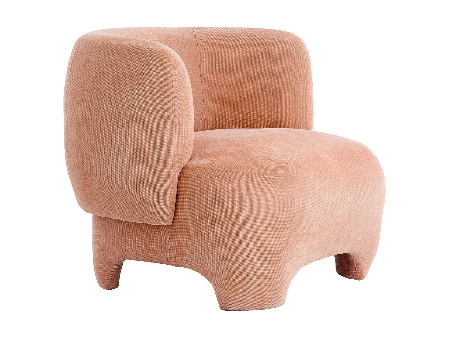 Fauteuil ZENICA - Ø80x71cm - Orange