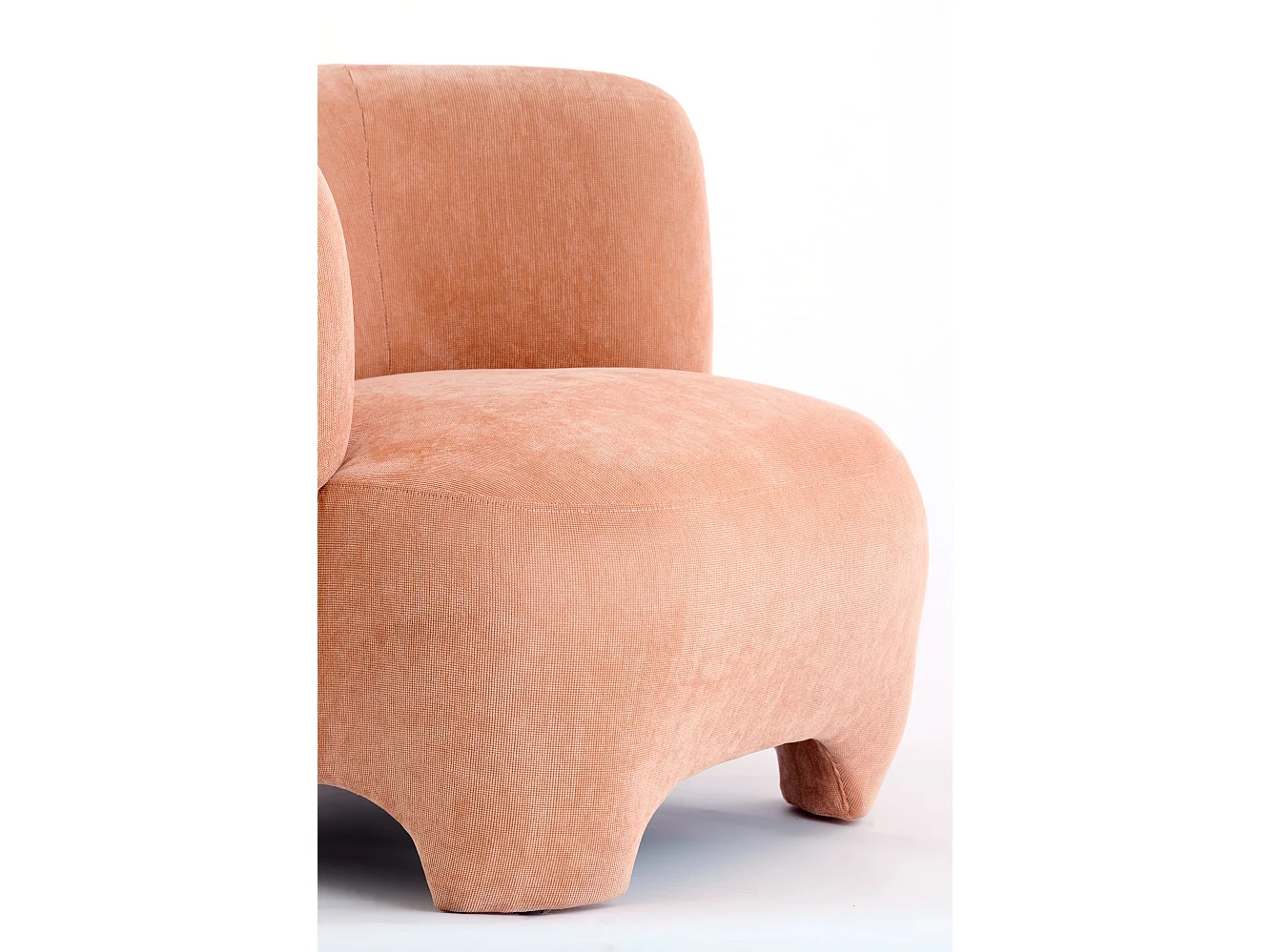 Fauteuil ZENICA - Ø80x71cm - Orange