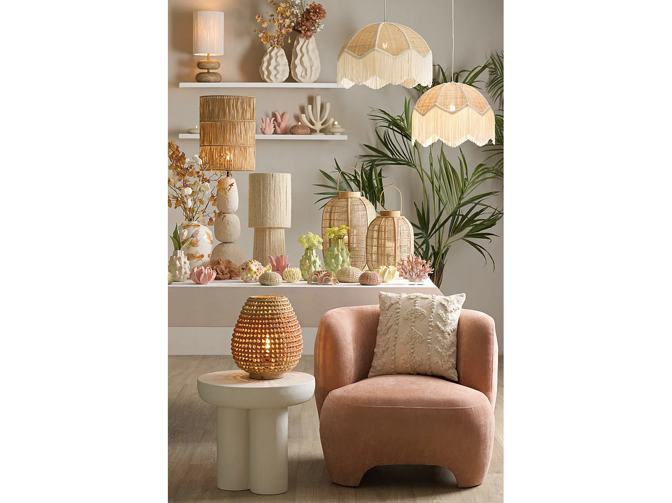 Fauteuil ZENICA - Ø80x71cm - Orange