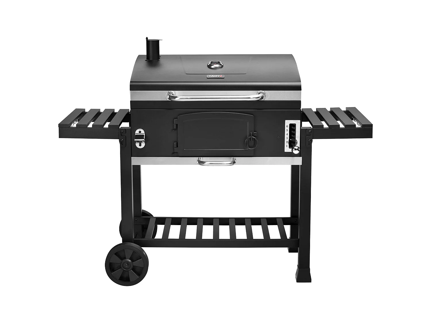 HOLZKOHLEGRILL HERO XXL Set mit Haube & Platte