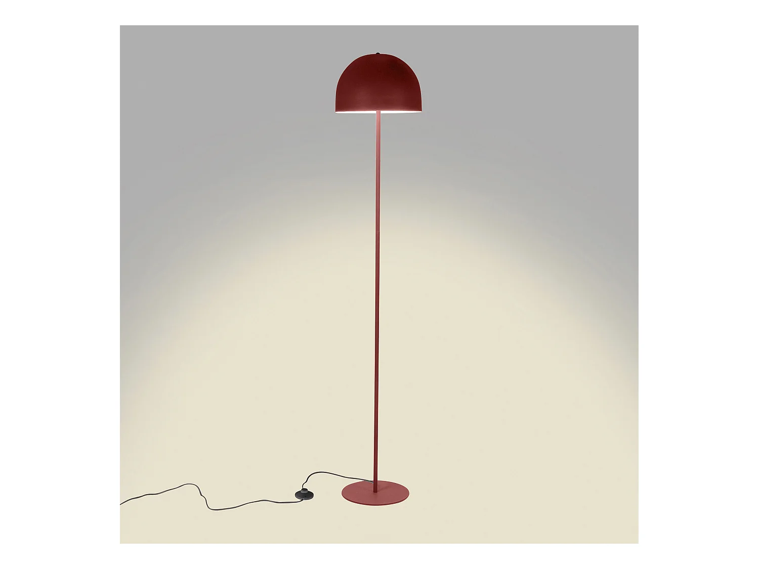 Lampadaire en métal rond Fres