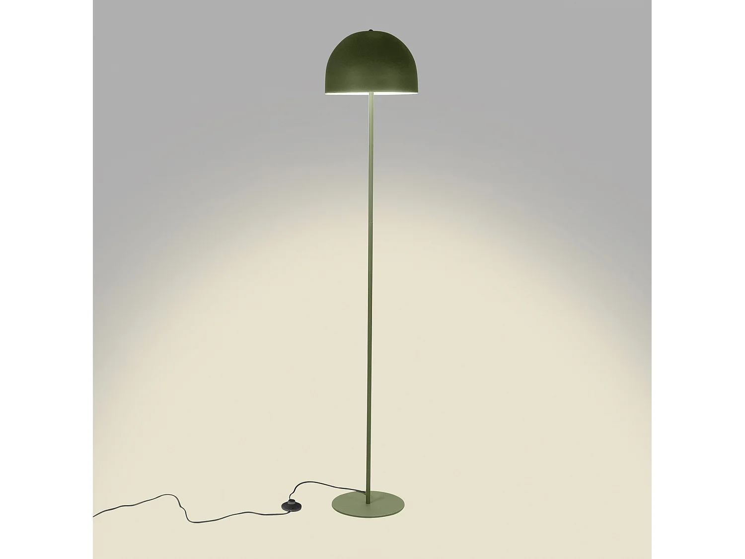 Lampadaire en métal rond Fres