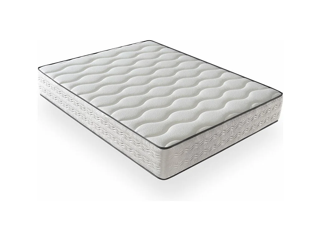 Matelas Mousse 120x200 - Ferme - Réversible - Côté Été/hiver - H25 Cm