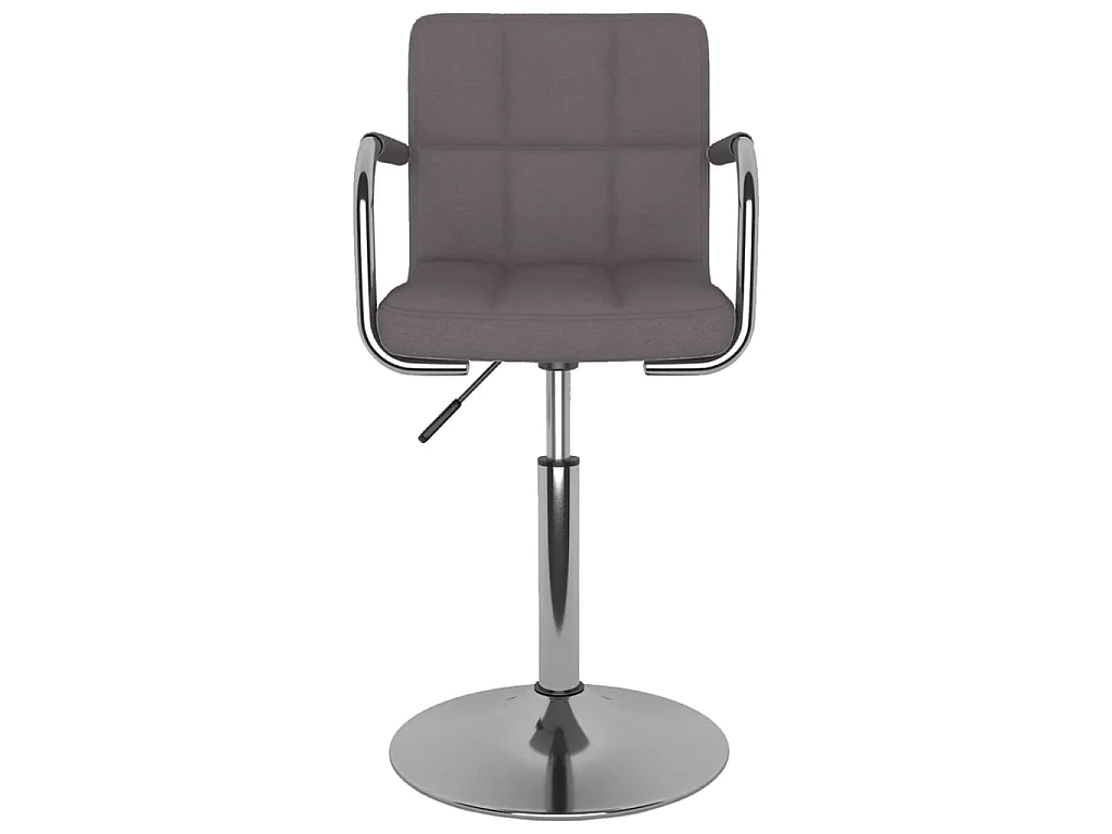 Chaise de salle à manger Taupe Tissu