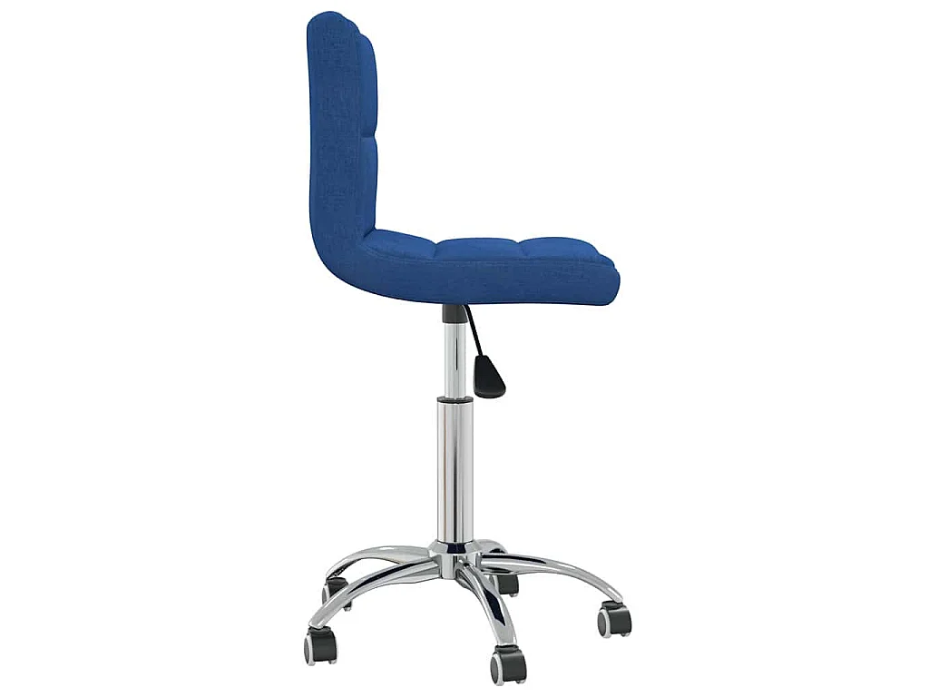Esszimmerstuhl Drehbar Blau Stoff