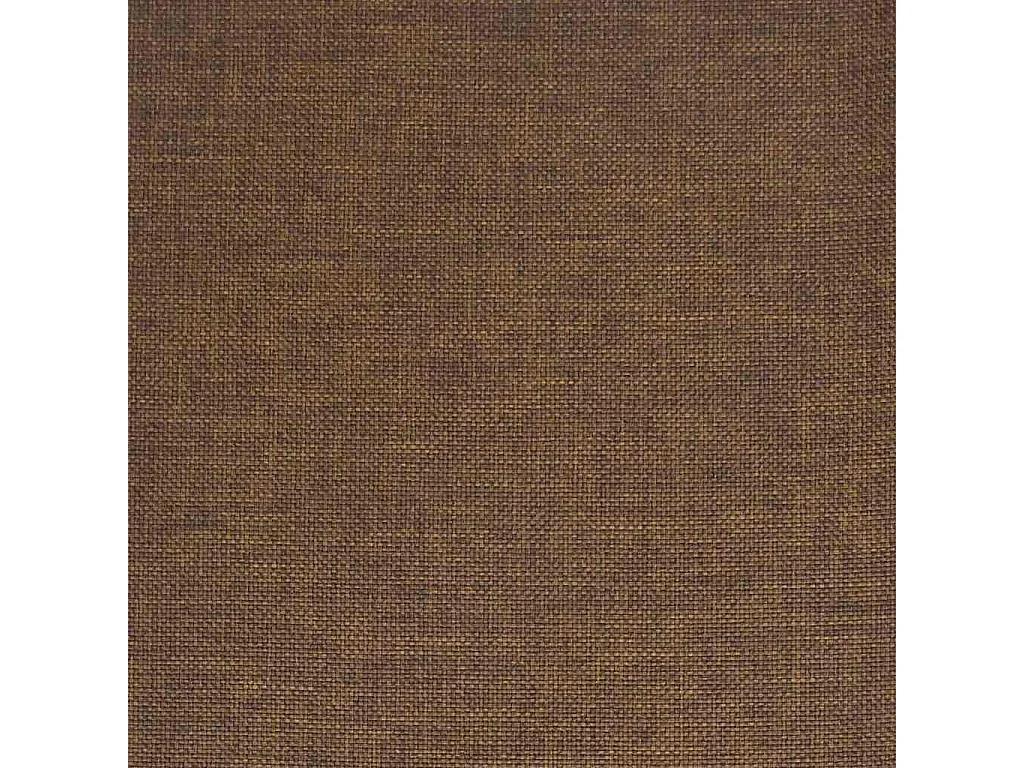 Chaise pivotante de salle à manger Marron Tissu
