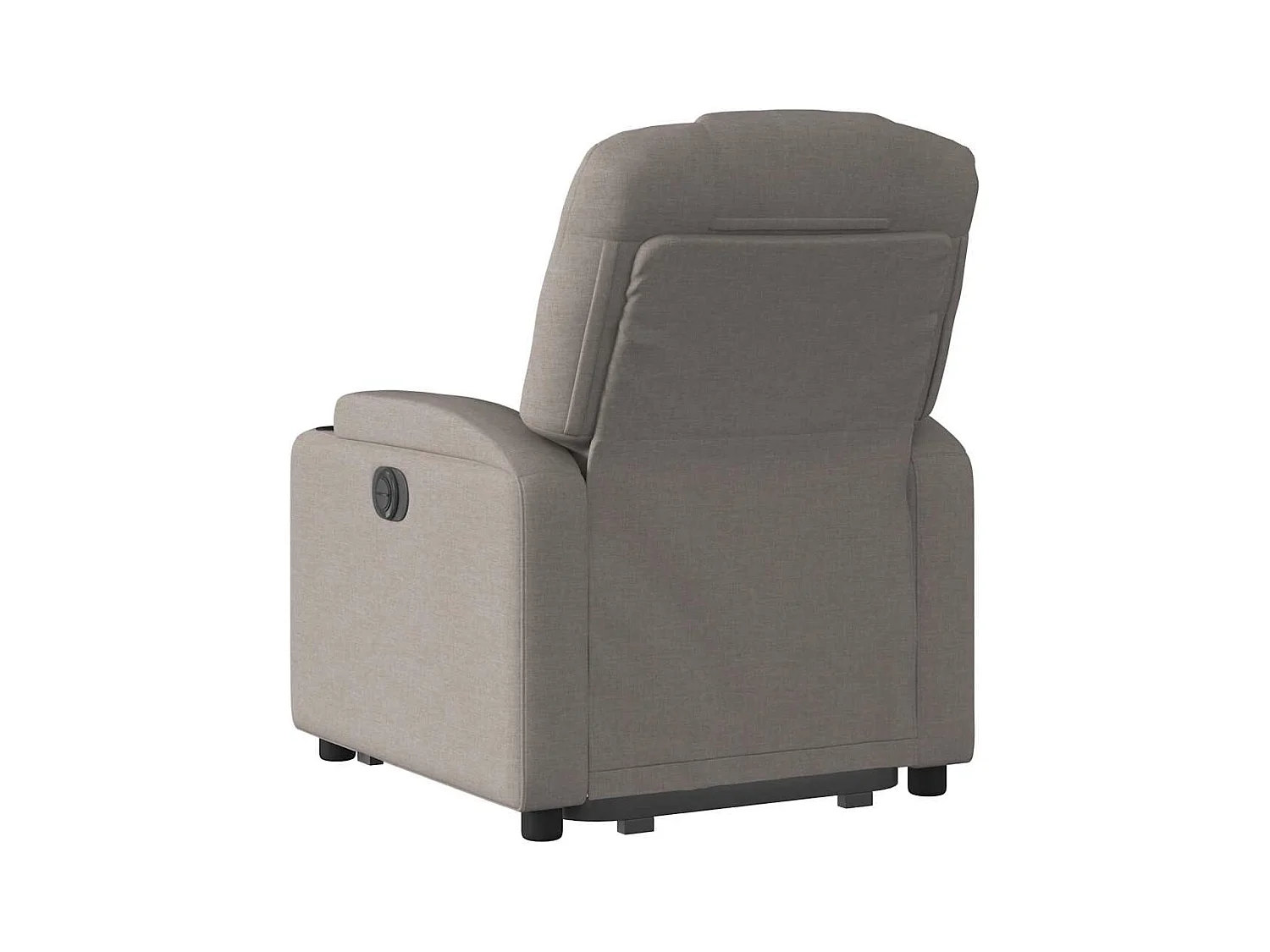 Fauteuil inclinable électrique taupe tissu