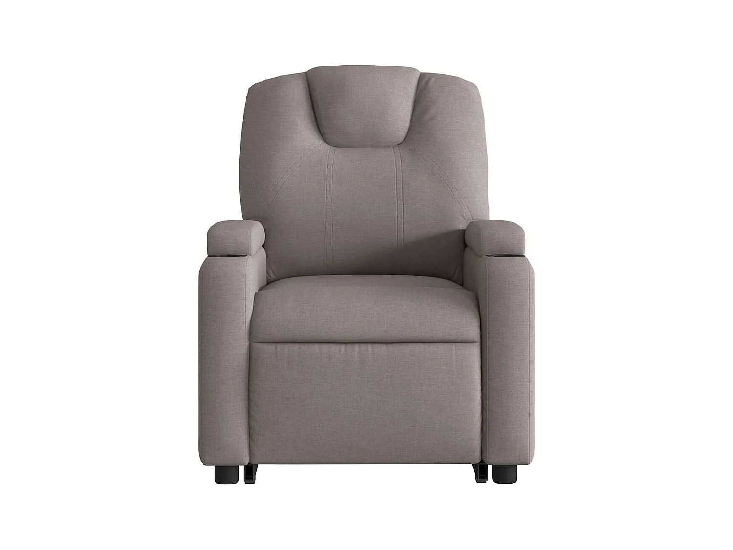 Fauteuil inclinable électrique taupe tissu