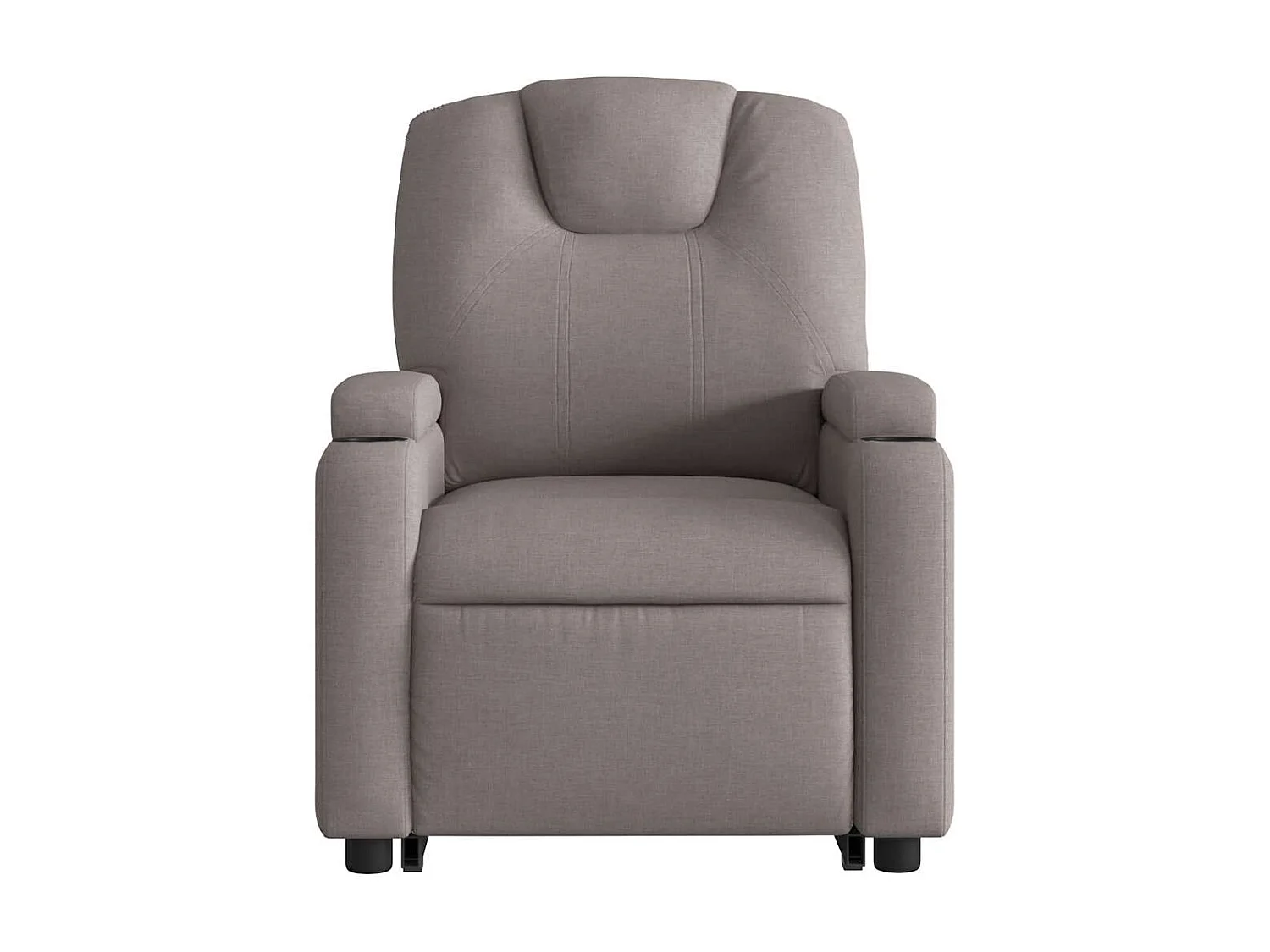 Relaxsessel mit Aufstehhilfe Elektrisch Taupe Stoff