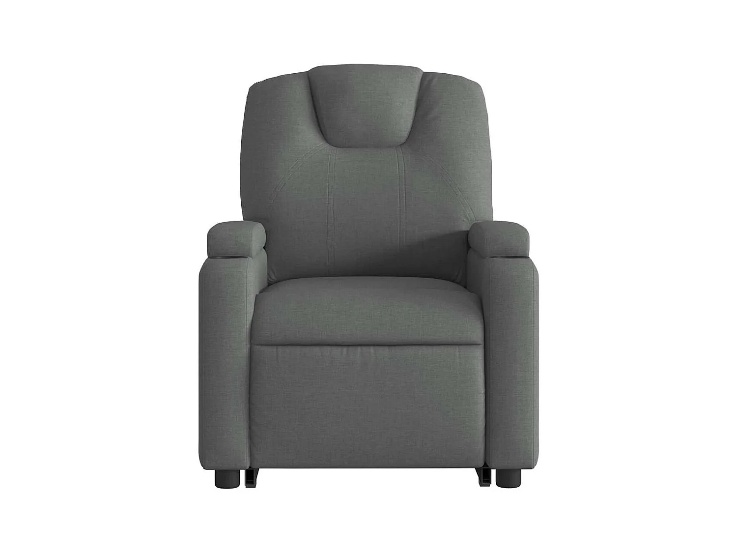 Fauteuil inclinable Gris foncé Tissu