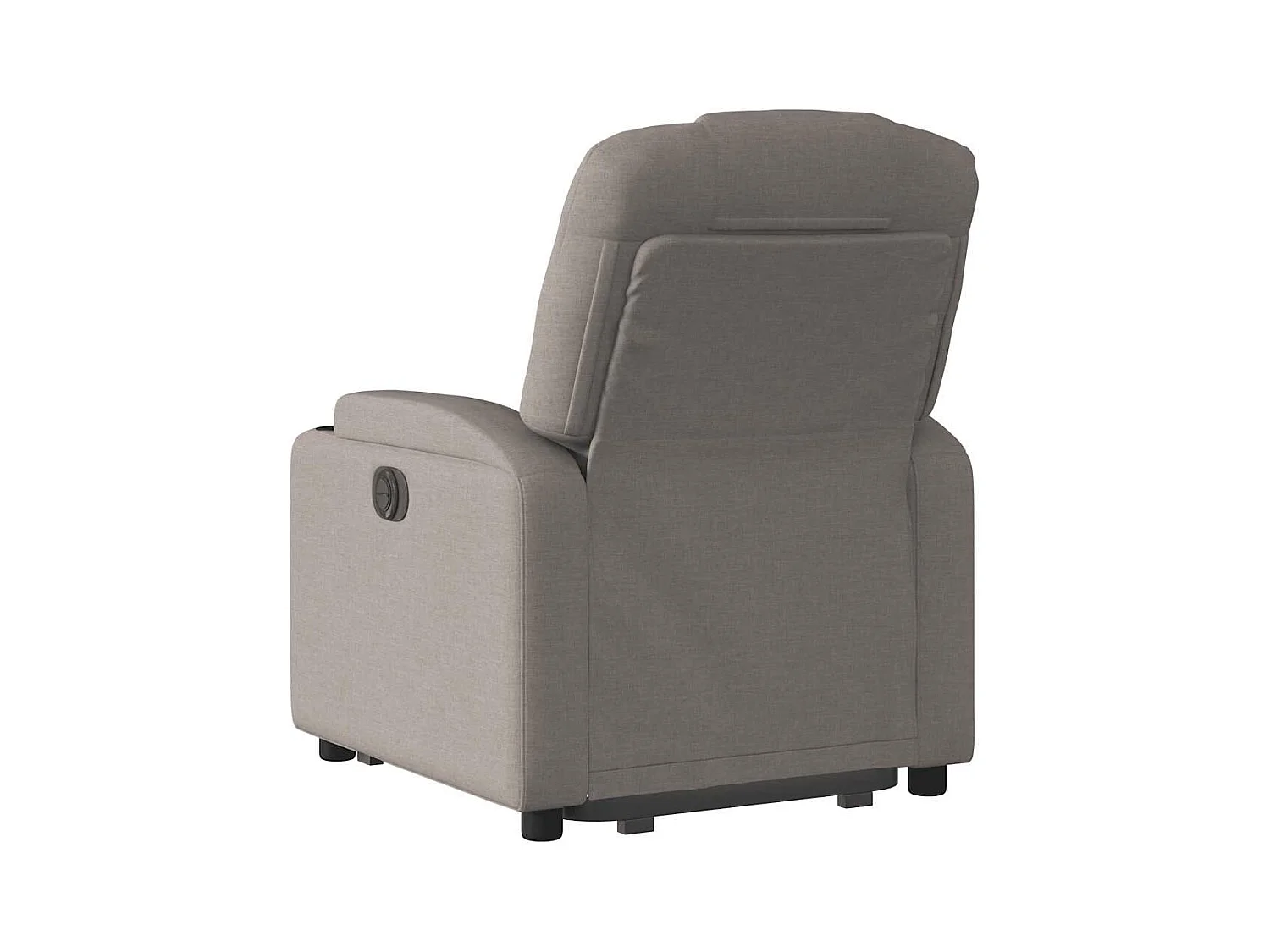 Fauteuil inclinable taupe tissu