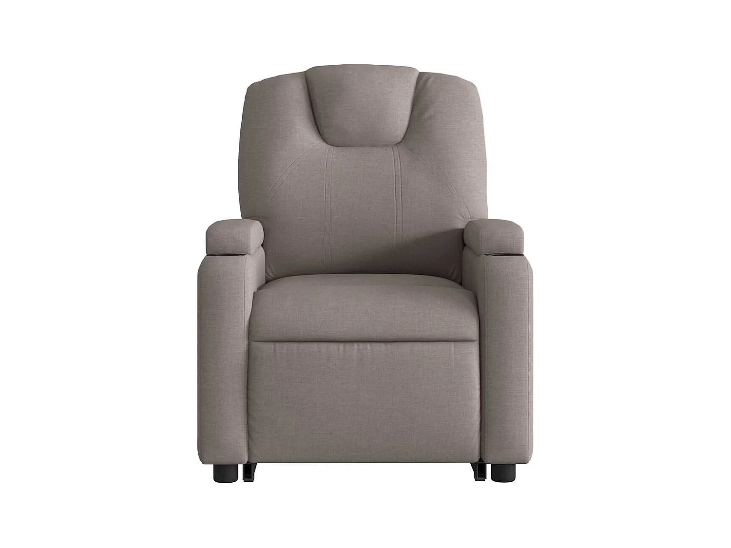 Fauteuil inclinable taupe tissu