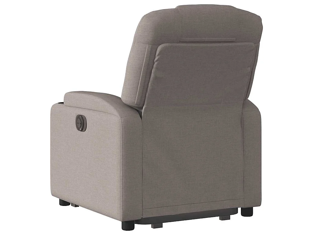 Sta-op-stoel verstelbaar stof taupe