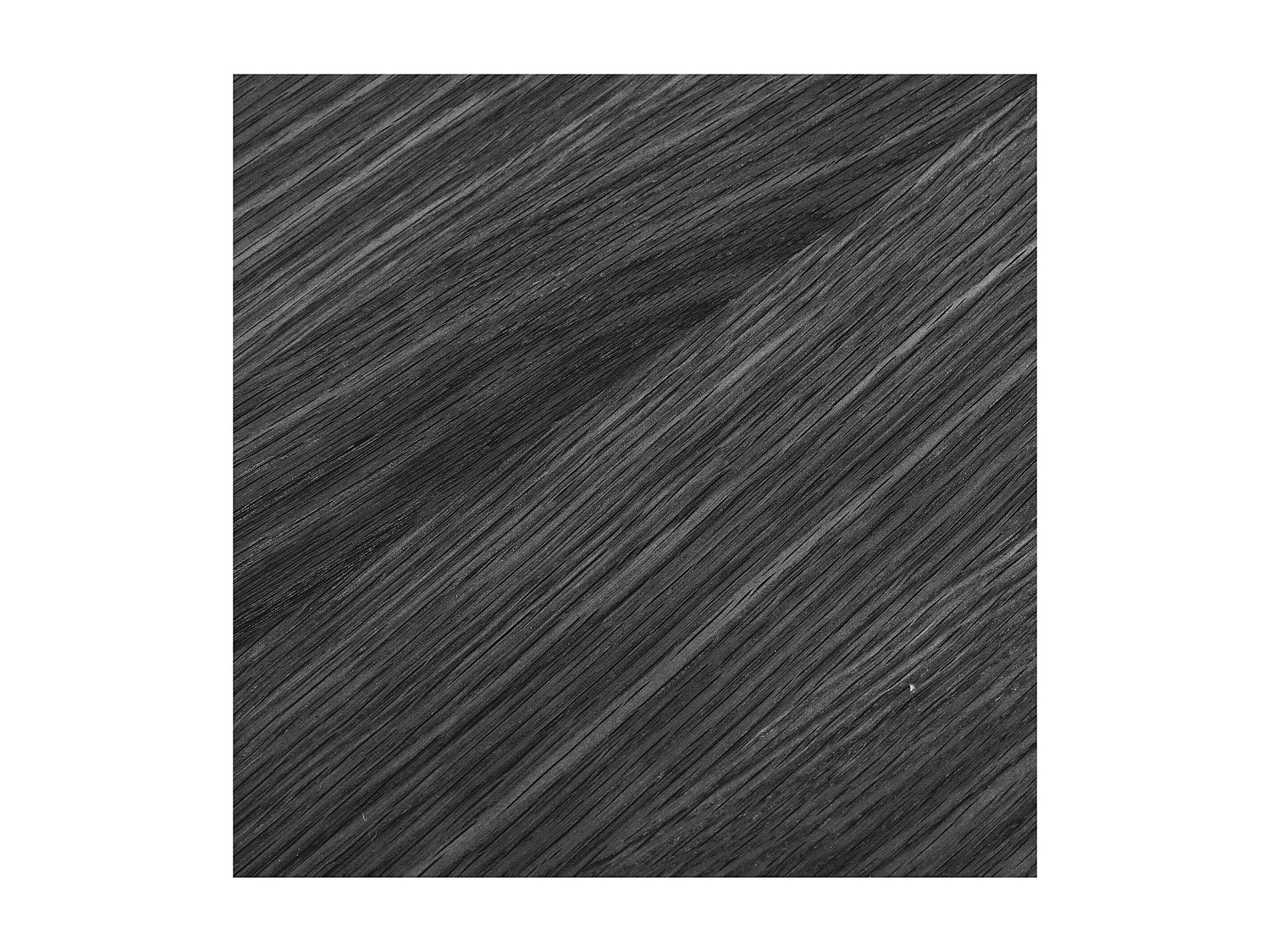 Table ronde en chêne noir avec piètement baguette ø120 cm AMSTERDAM