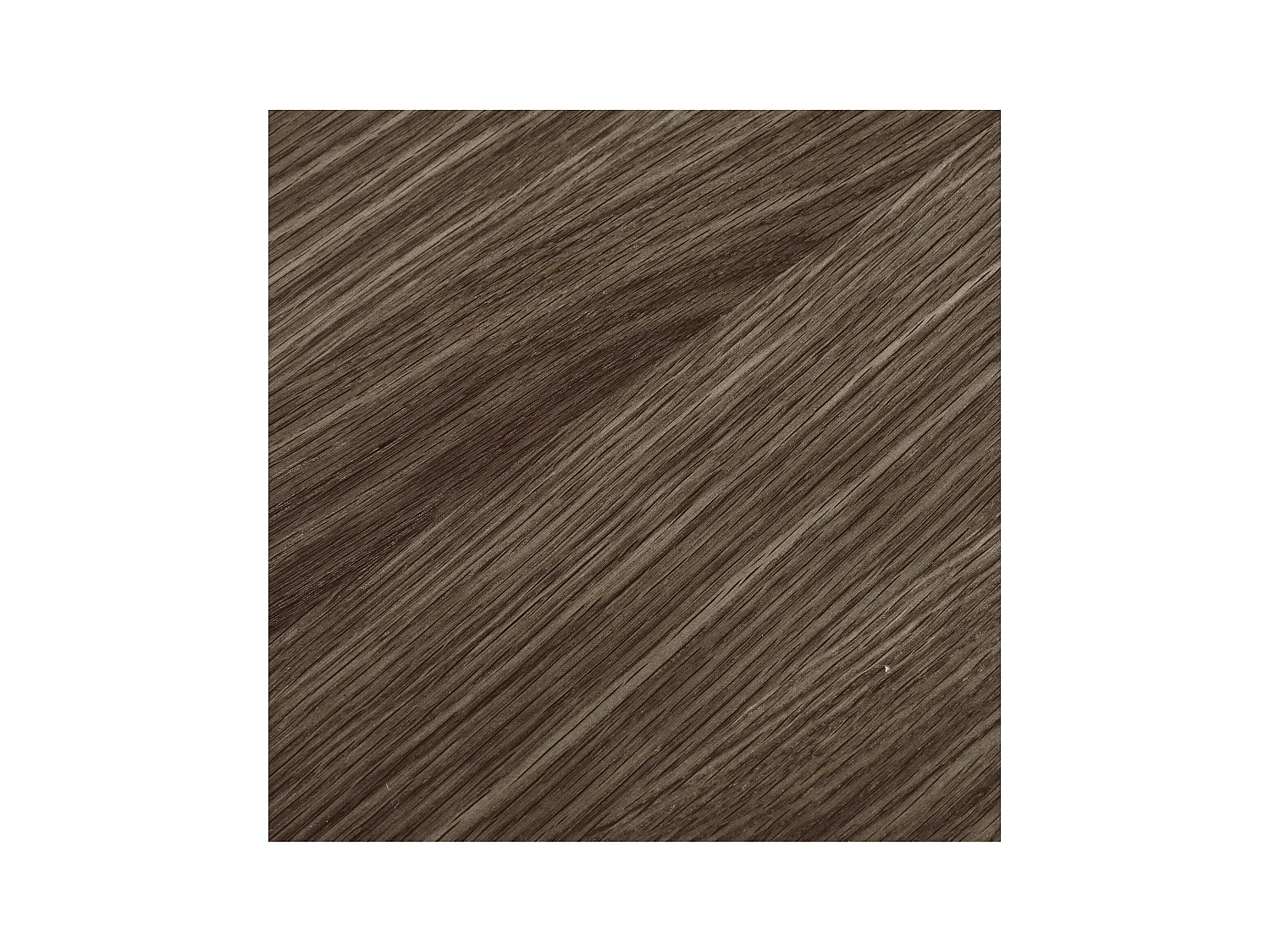 Table ronde en chêne brun avec piètement baguette ø120 cm AMSTERDAM