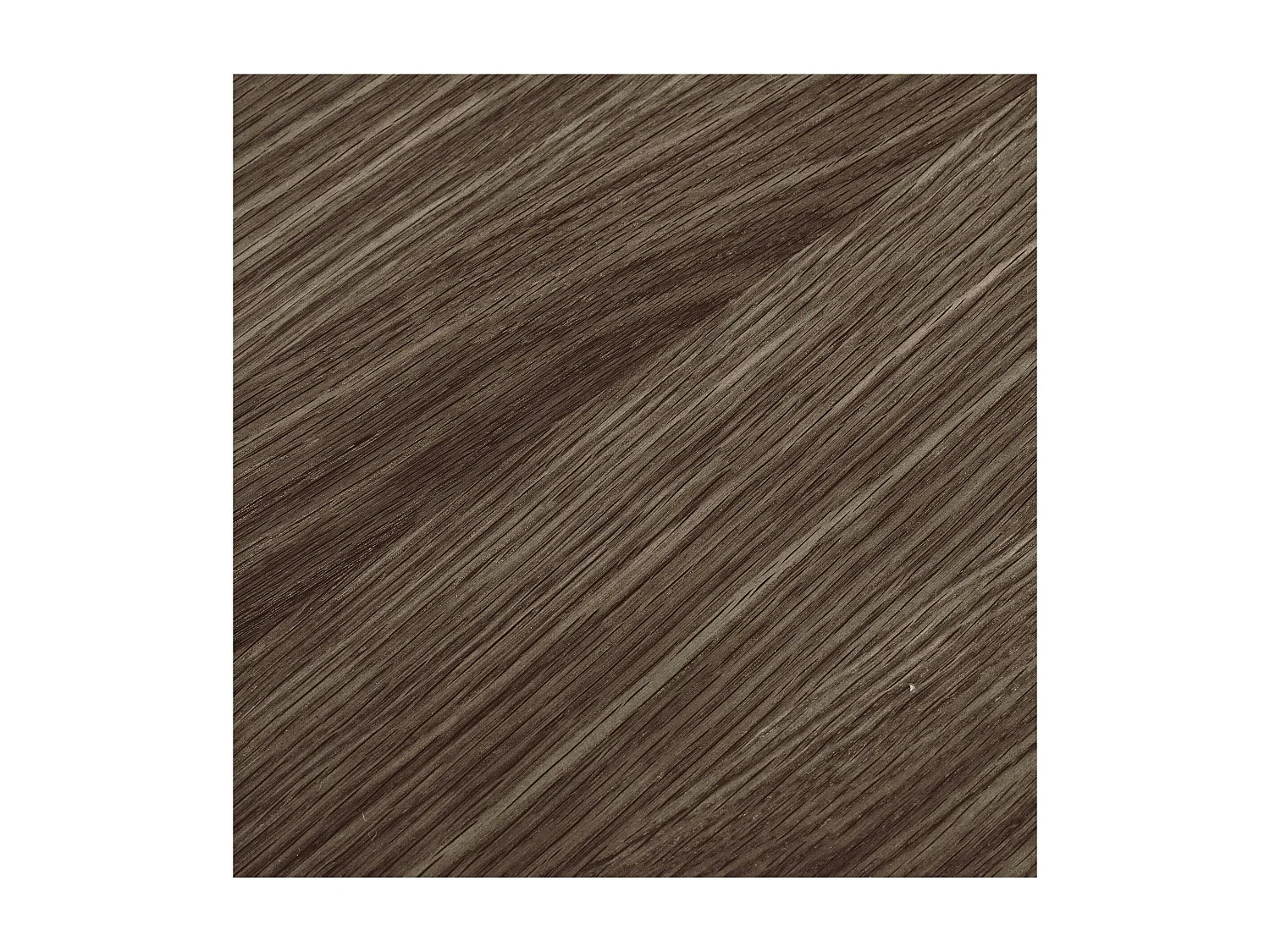 Table ronde en chêne brun avec piètement baguette ø120 cm AMSTERDAM