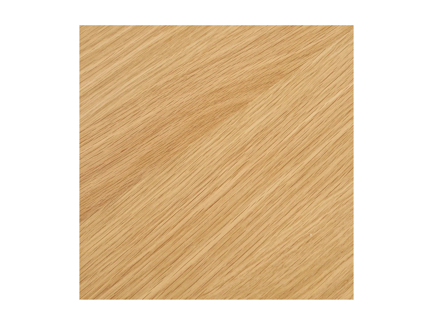 Table ronde en chêne clair avec piètement baguette ø120 cm AMSTERDAM