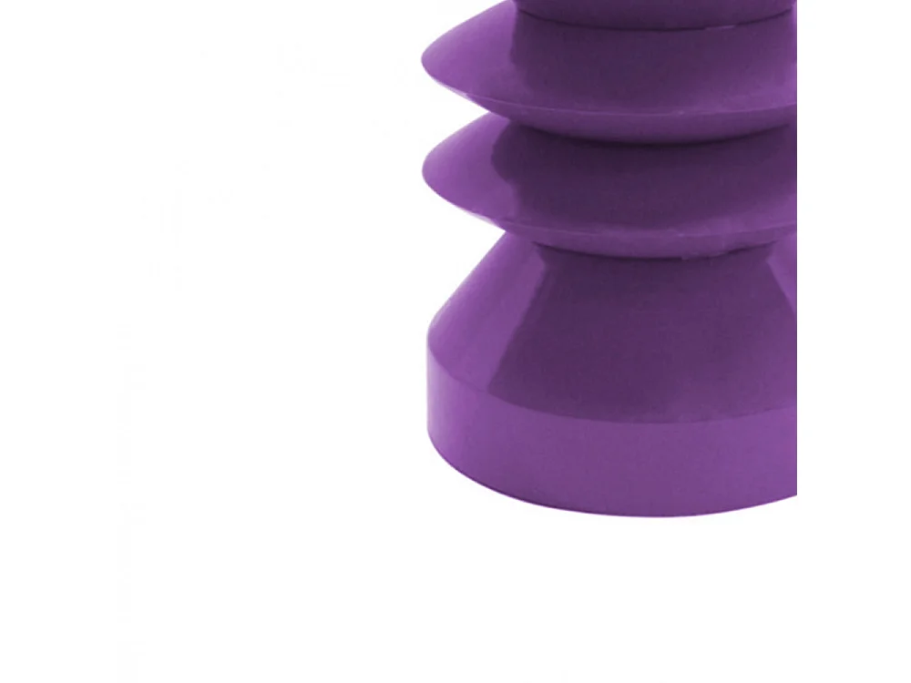 Clara - Table d'appoint ronde en aluminium ø26cm - Violet