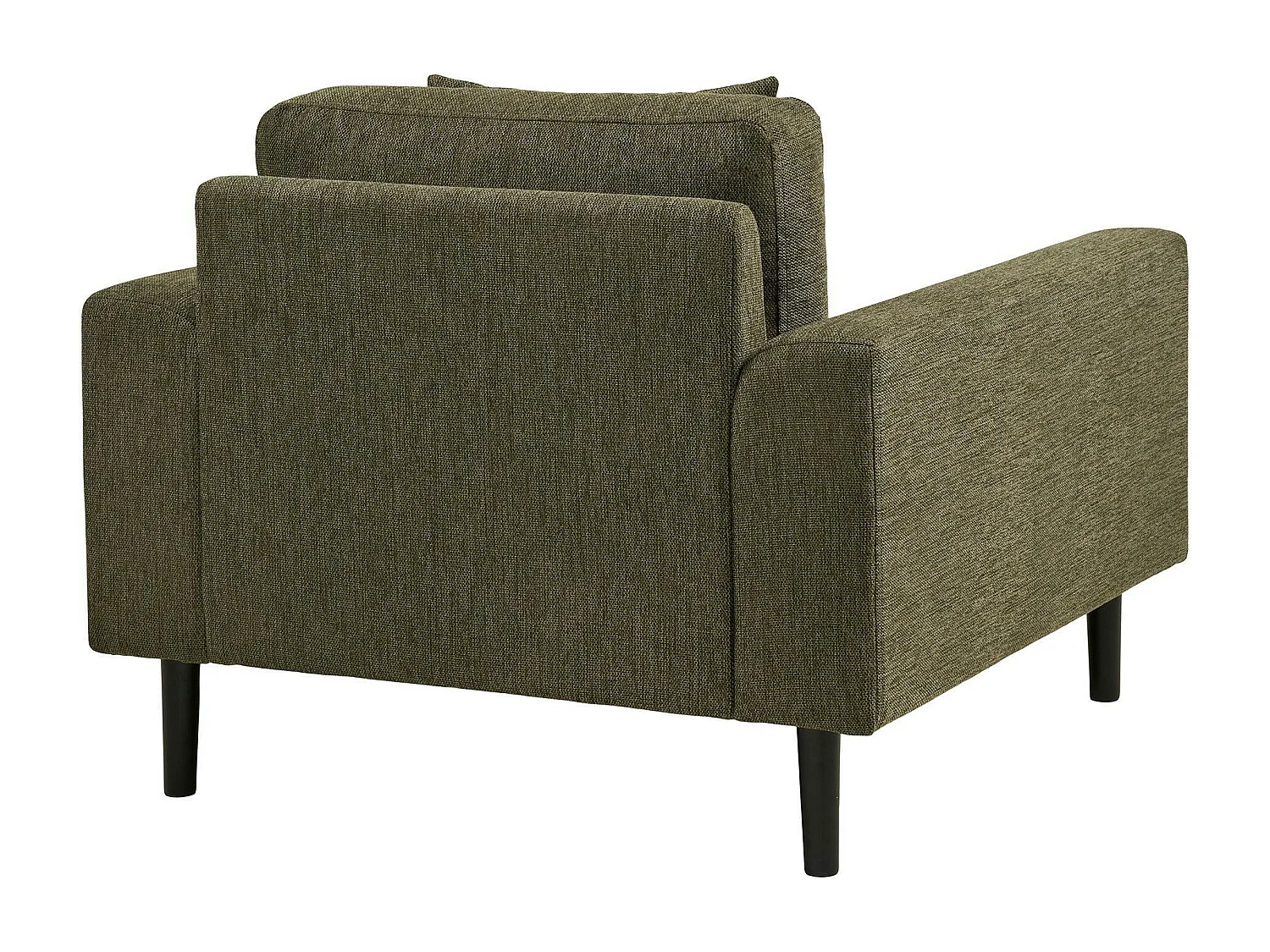 Fauteuil vert olive en tissu AMSTERDAM
