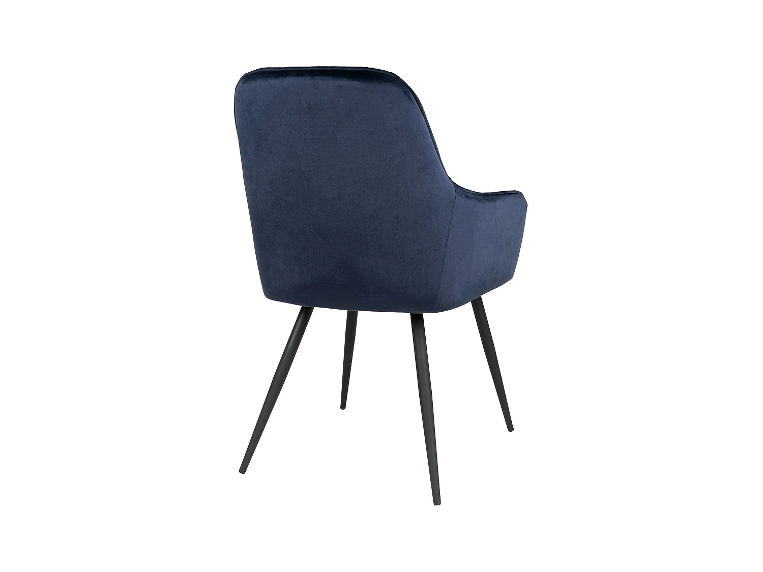 Fauteuil de table en velours bleu nuit (lot de 2) SAVONE