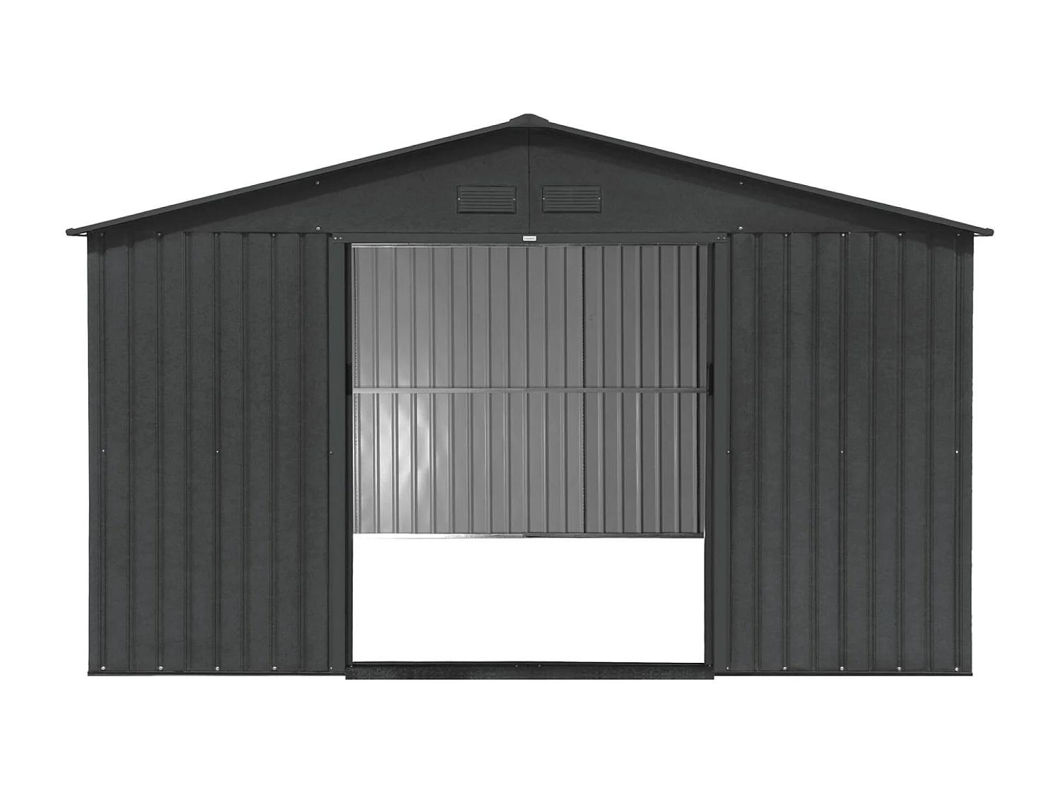 Capannone da giardino in metallo di 12,99 m², antracite